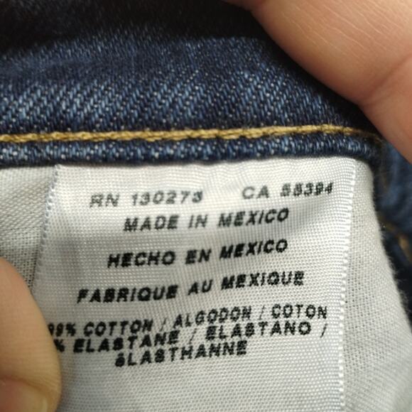 Wrangler Men's Size 40x32 Relaxed Fit Flex Dark Wash Denim Blue Jeans 1097FXVMD - Picture 4 of 4